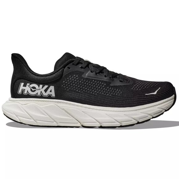 Hoka Arahi 7 7 D Wide Width Shoes Womens Black White Daily Road Race Running NEW - Picture 12 of 13